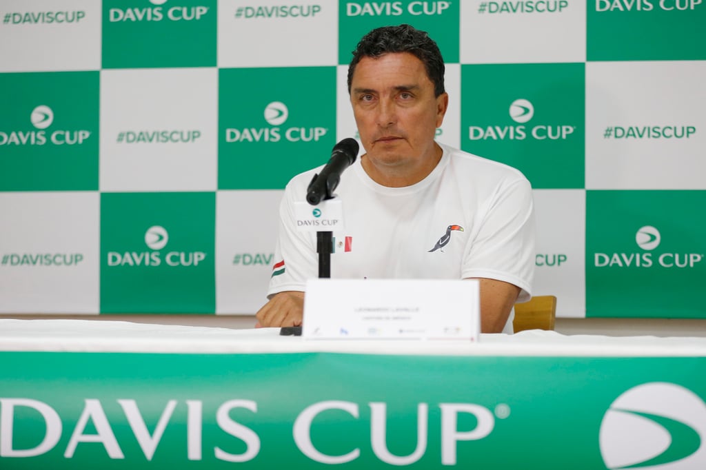 Capitán. El capitán de la selección mexicana de tenis Leonardo Lavalle.