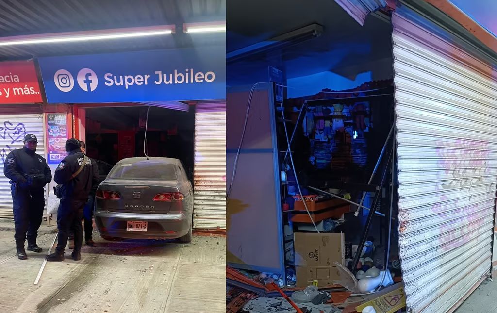 Joven en estado de ebriedad impacta vehículo contra negocio en Gómez Palacio