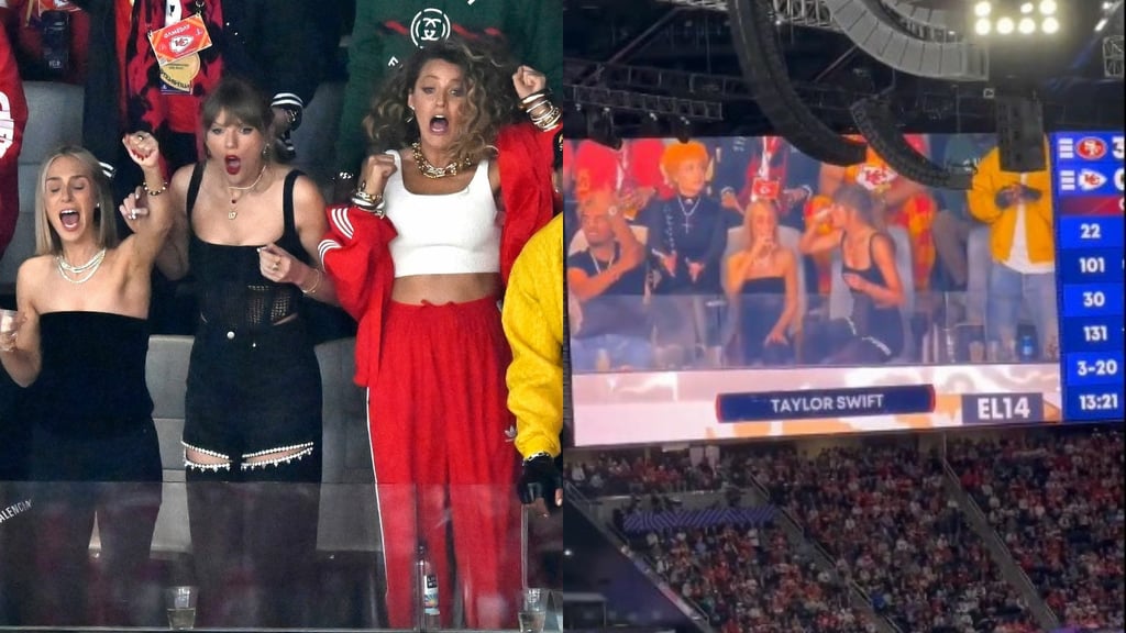 Las mejores reacciones de Taylor Swift en el Super Bowl