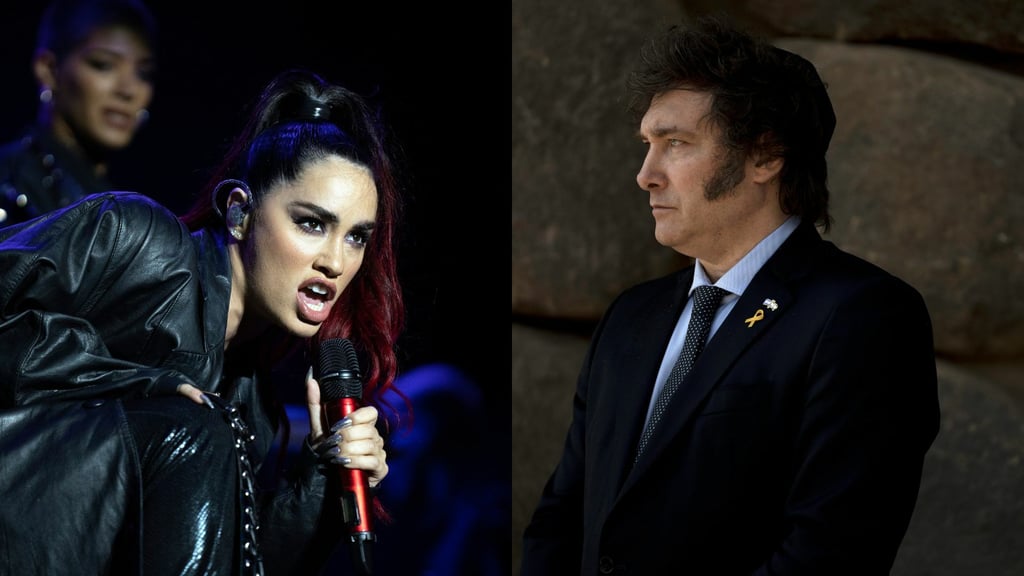 Esto es lo qué pasa entre la cantante pop argentina Lali y el presidente Javier Milei