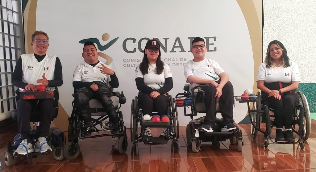 La selección mexicana de boccia. (CORTESÍA)