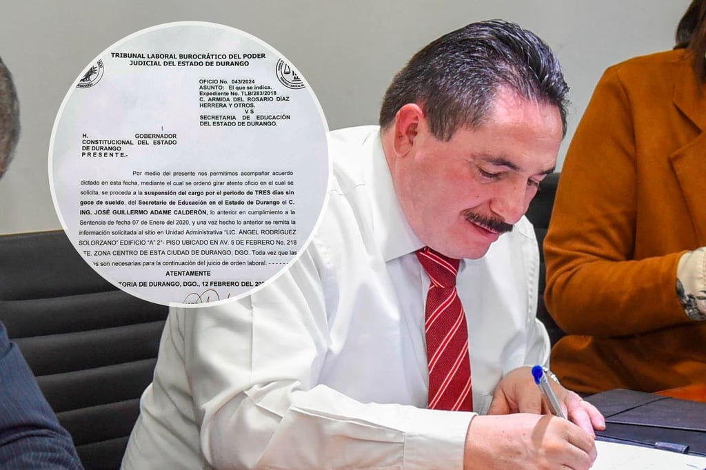 Pide Tribunal Laboral separación del cargo del titular de Educación Guillermo Adame