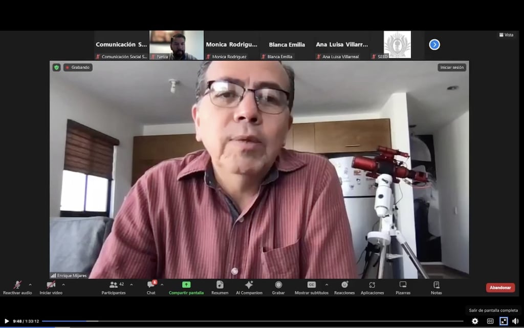 Capacitan a personal educativo de Durango para actuar durante el eclipse