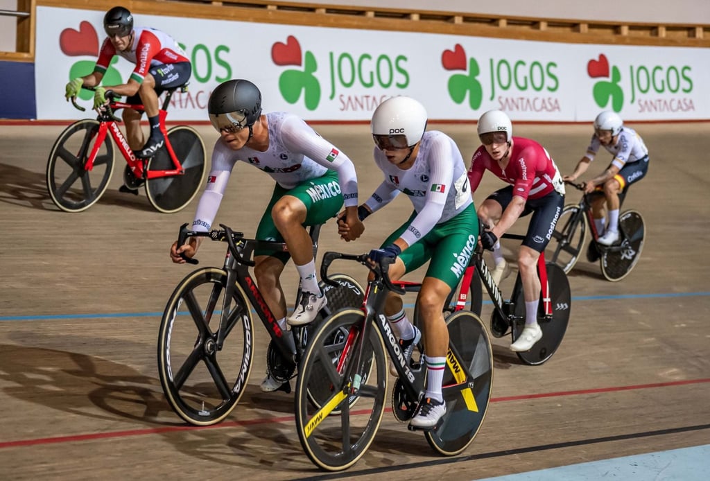 México logra tres bronces en ciclismo de pista en Portugal