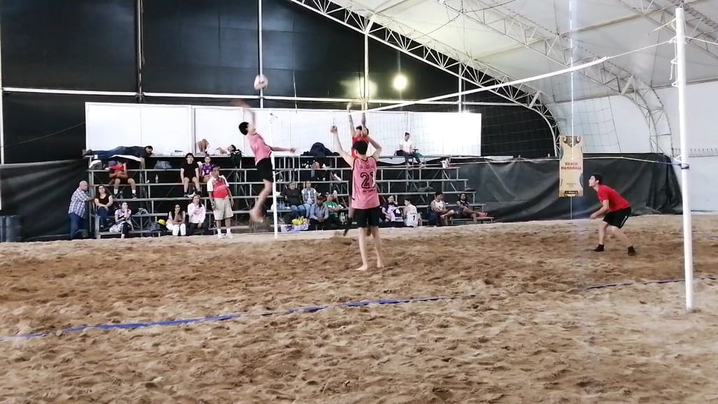 Se eliminaron en voleibol de playa