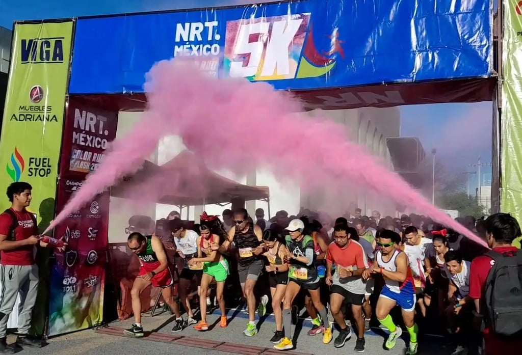 Carrera NRT Color Run. (SERGIO A. RODRÍGUEZ)
