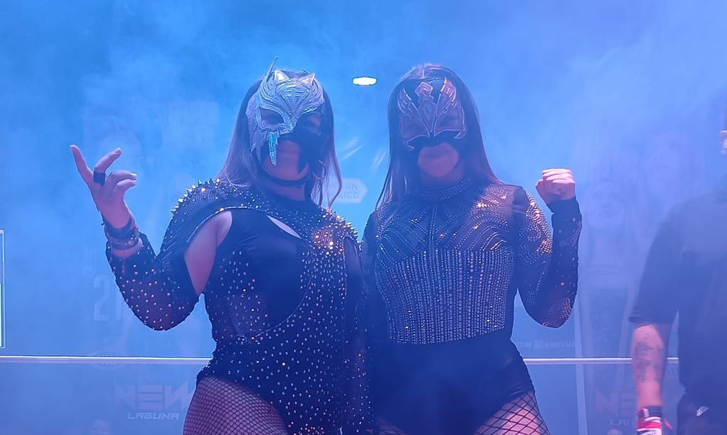 Lucha libre en la Tony Arellano. 