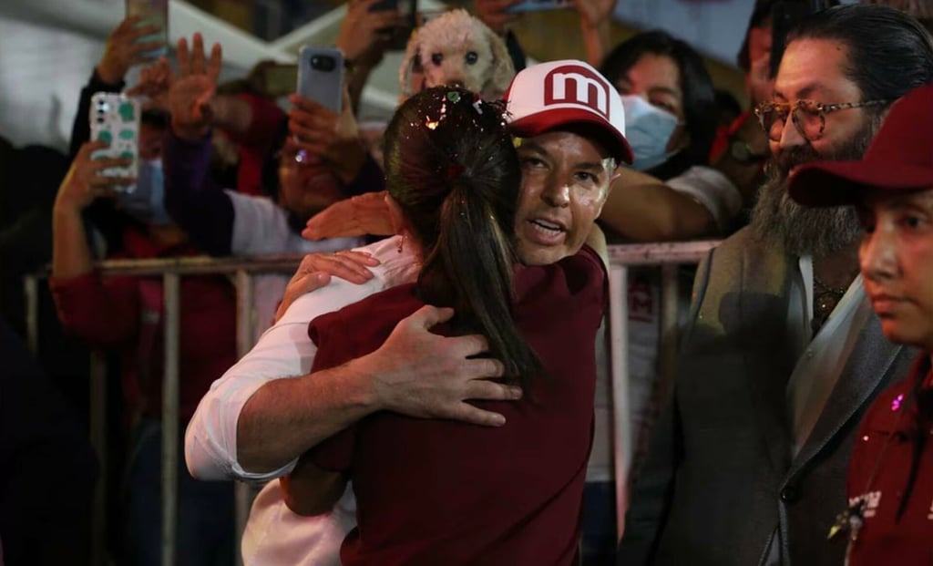 Alejandro Murat, exgobernador de Oaxaca con el PRI, asiste por primera vez a un mitin de Sheinbaum