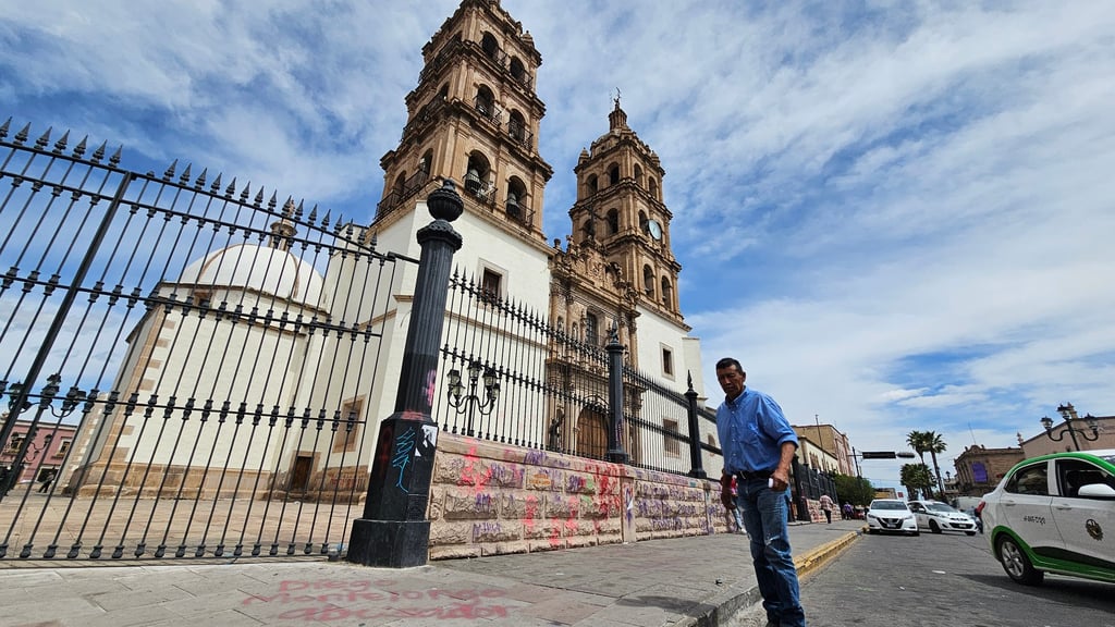 Realizan primera etapa de restauración de Catedral en Durango