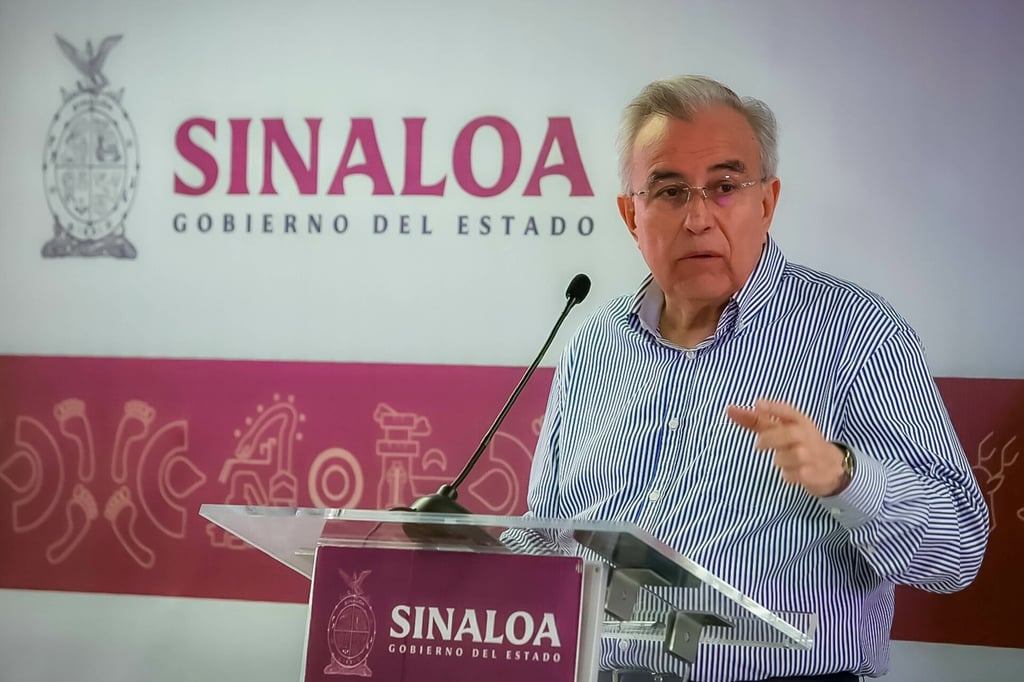 El gobernador del estado, Rubén Rocha Moya. (ARCHIVO)