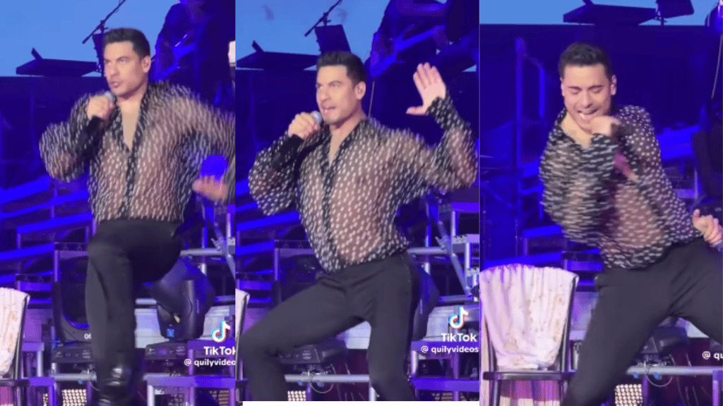 Critican a Carlos Rivera por su forma de bailar en su concierto: 'no eres Chayanne'