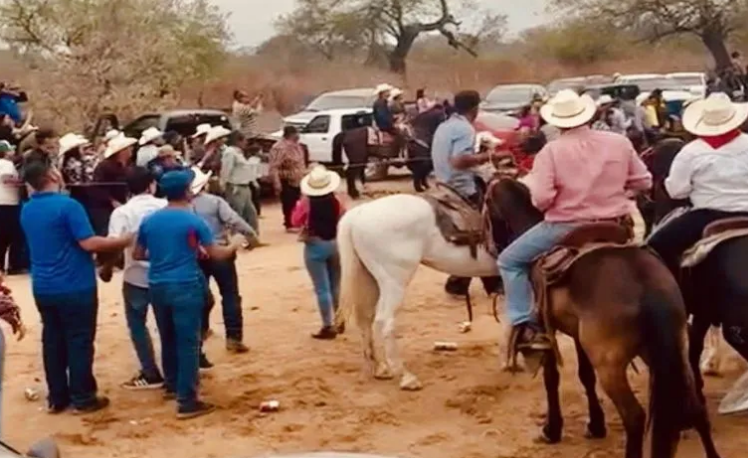 Carrera clandestina de caballos deja dos muertos en Sinaloa