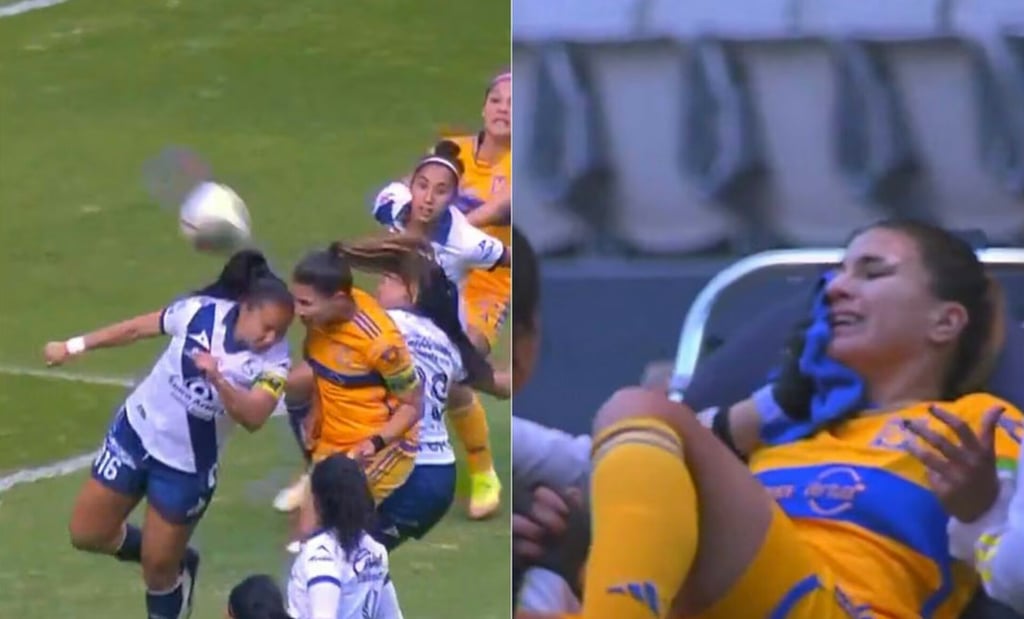 VIDEO: Nayeli Rangel y su fuerte choque que le causó fractura en la Liga MX Femenil