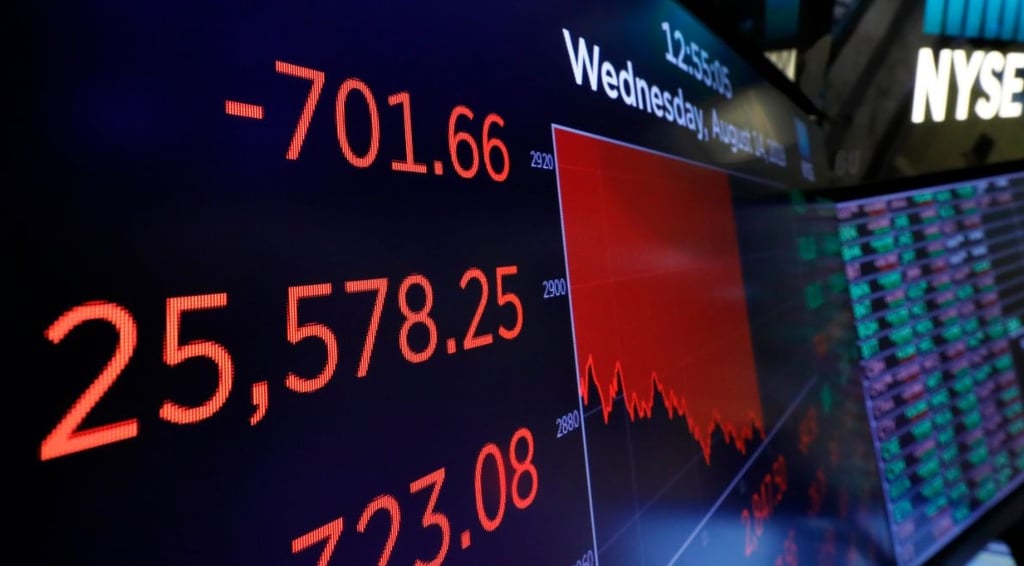 Wall Street cierra en rojo y el Dow Jones baja un 1 %