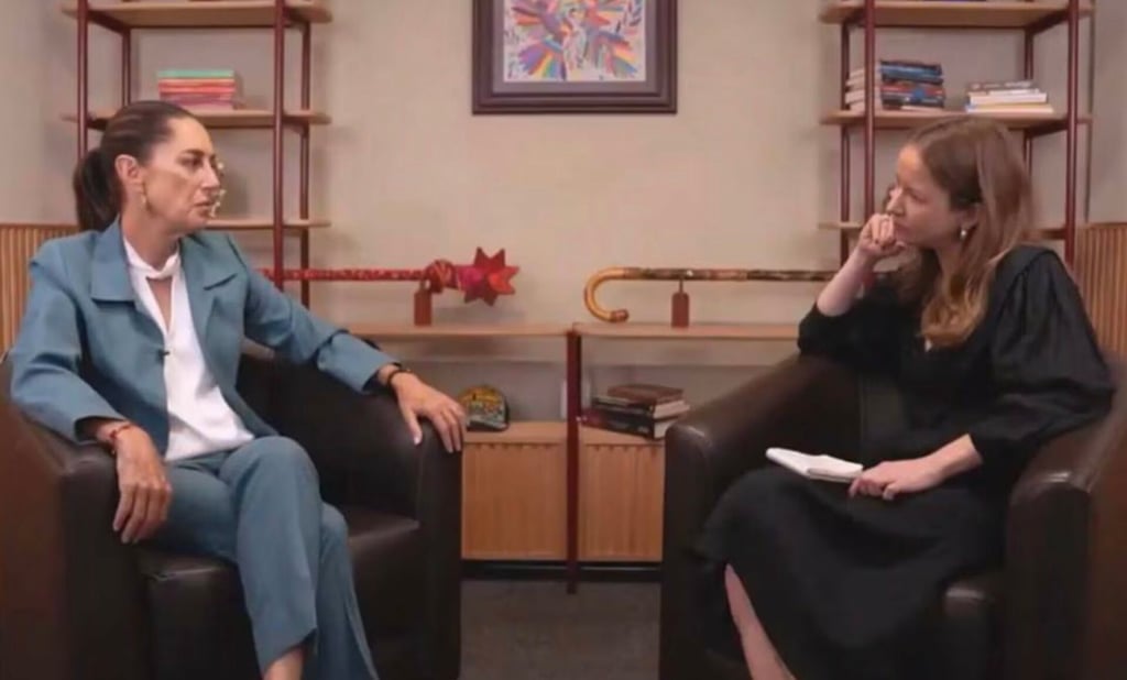 Inna Afinogenova entrevista a Sheinbaum; hablan del asalto a la embajada mexicana en Ecuador