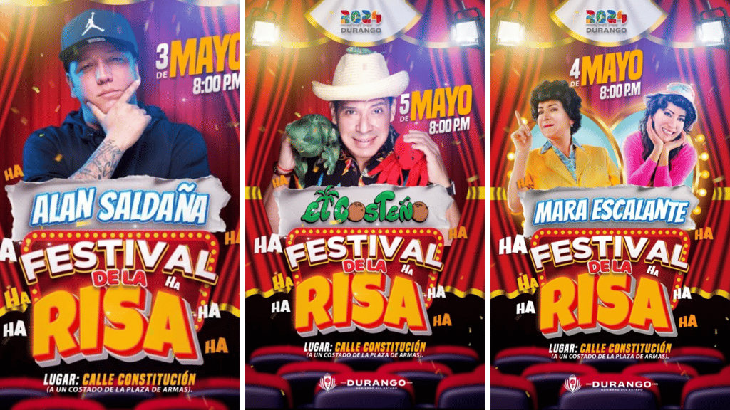 Presentan segunda edición del ‘Festival de la Risa’ con 'El Costeño', Alan Saldaña y Mara Escalante