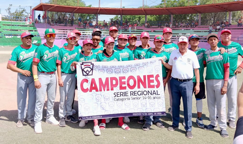 Liga de Beisbol Infantil y Juvenil Sinergia de Torreón se corona en Regional Junior