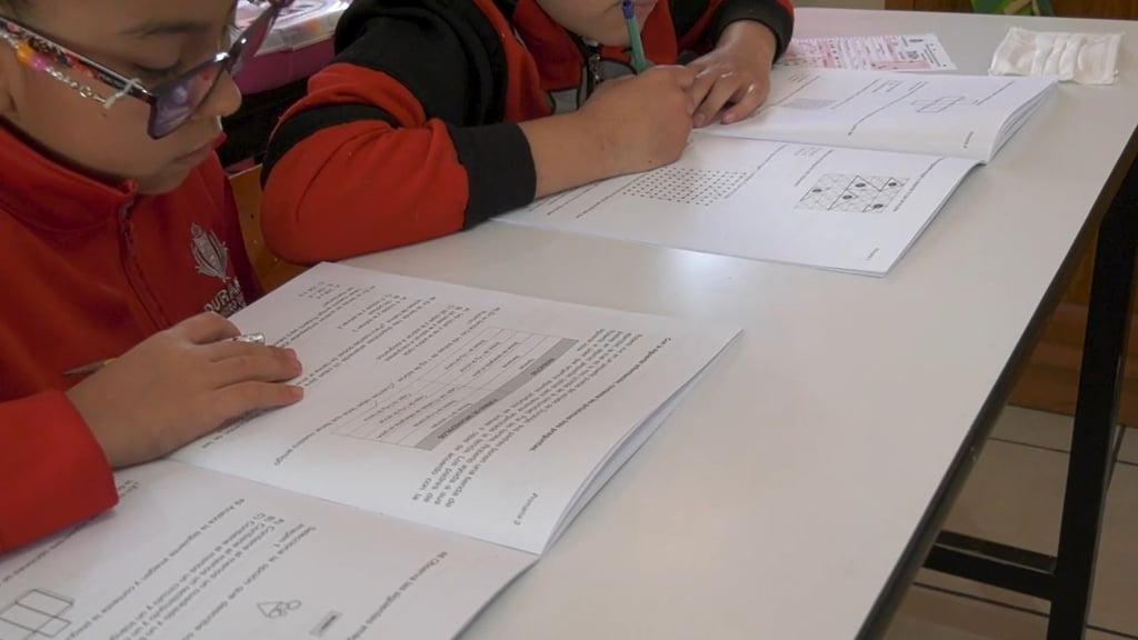 Evaluación. Alumnos de primaria de los municipios de Durango, Gómez Palacio y Lerdo durante esta semana contestaron exámenes.