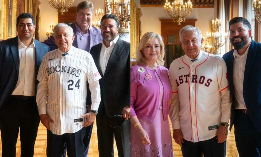 López Obrador se reúne con gente de Astros y Rockies