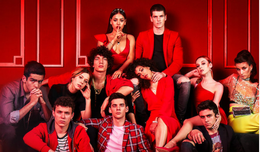 Danna se reencuentra con con sus compañeros de Élite