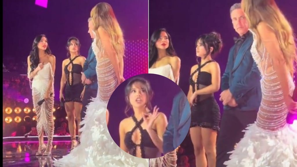 Exponen video en el que Thalía y Becky G discuten en pleno escenario