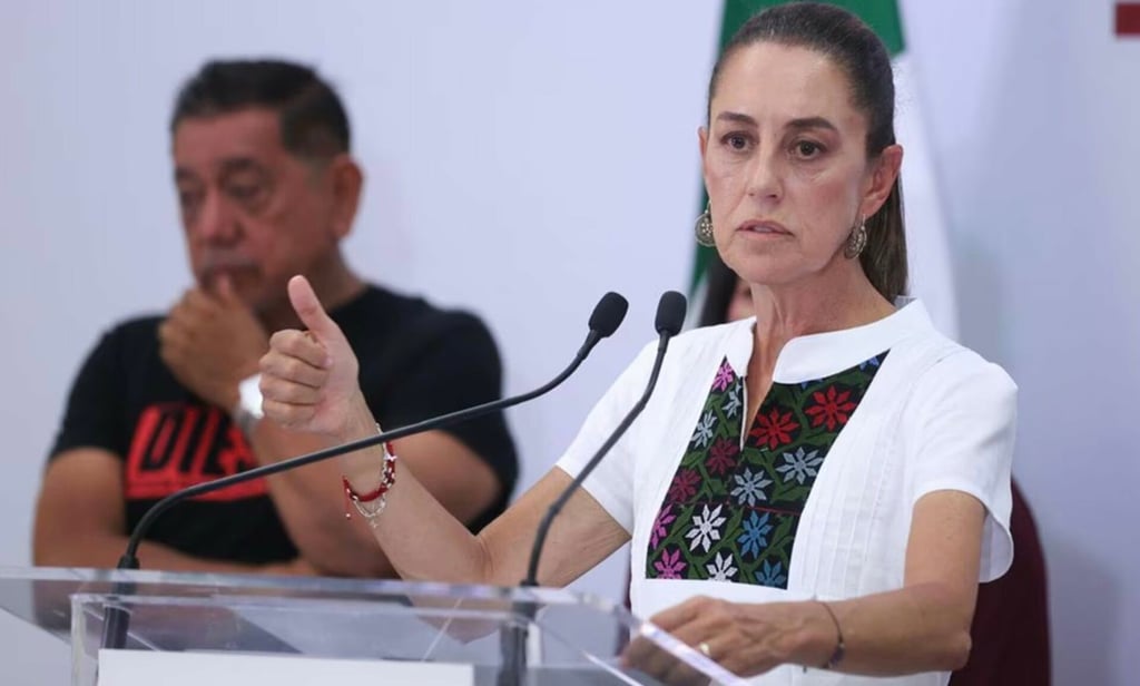 Claudia Sheinbaum reconoce a Álvarez Máynez por no declinar en contienda electoral