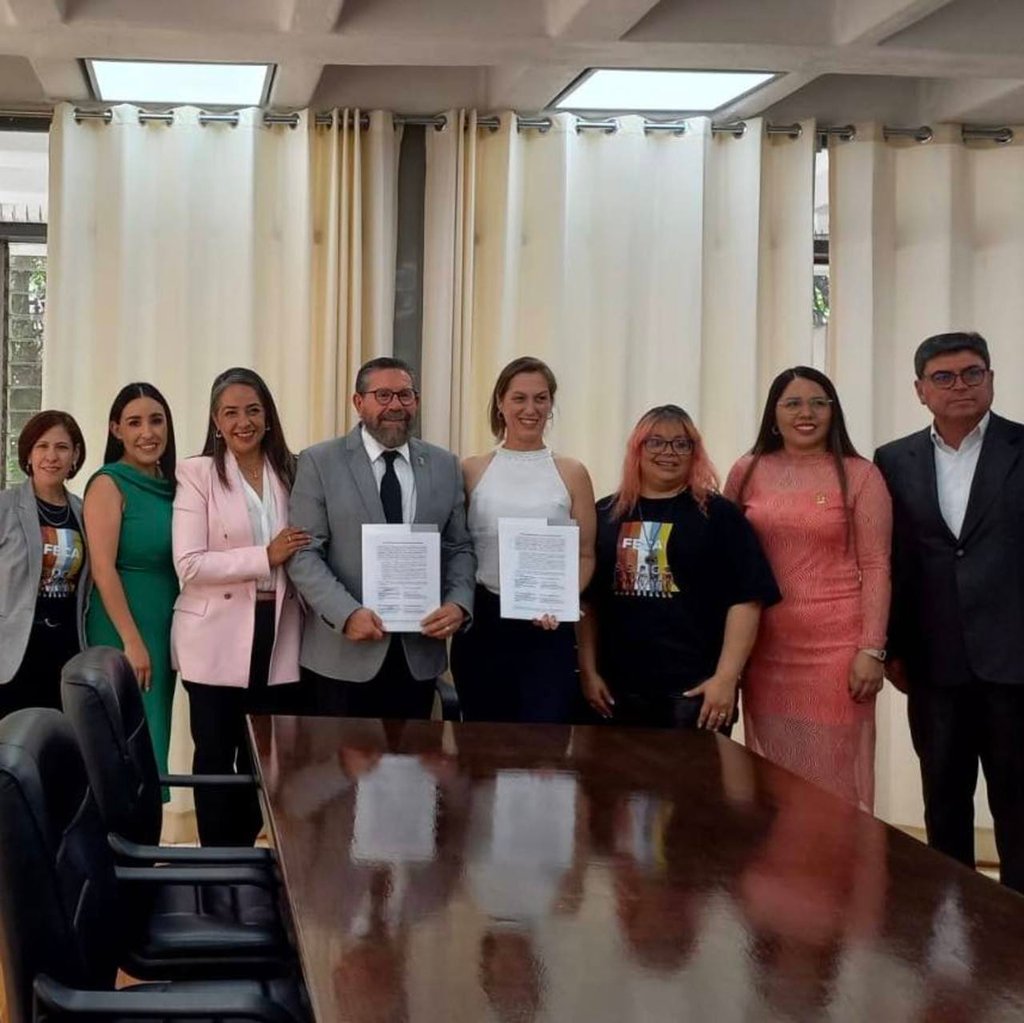 Protagonistas. La Dra. Caroline Orth y la Mtra. Rosa Martha Ortega lideran esta iniciativa que promete fortalecer las relaciones internacionales.