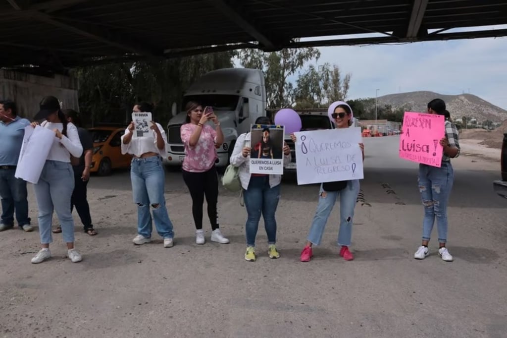 Lucha. La madre de Luisa Reynoso Amador, desaparecida desde el 25 de abril, lidera protestas exigiendo respuestas.