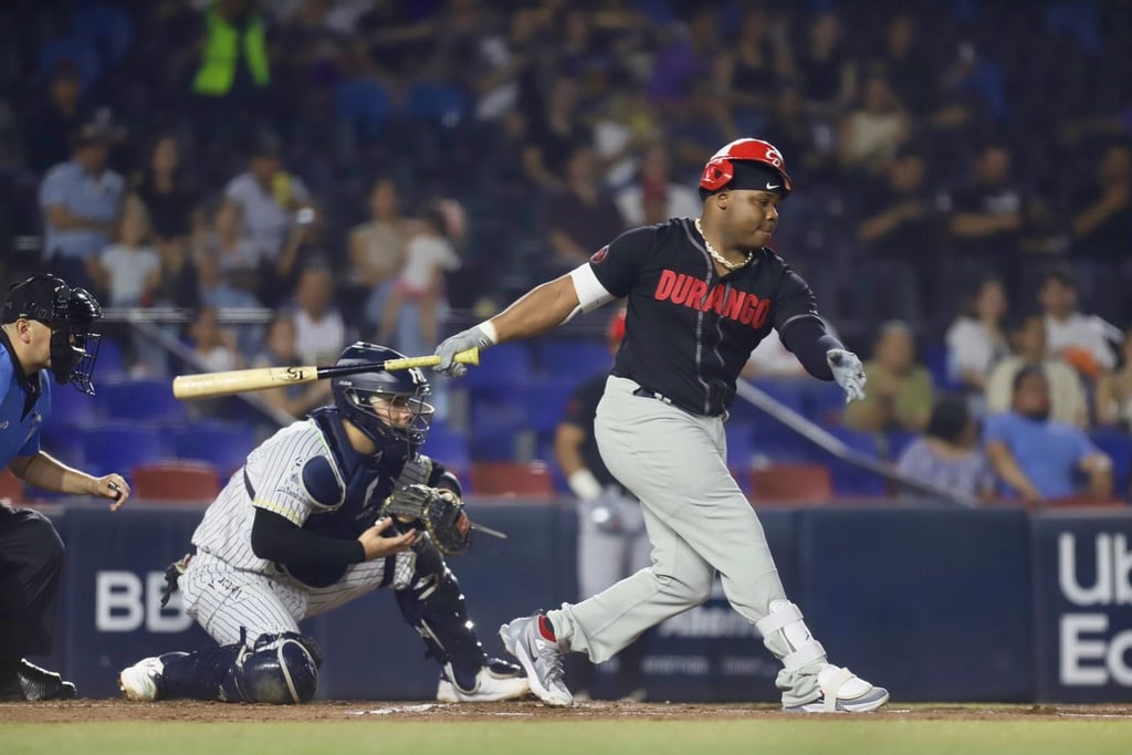 Perdida. La novena de Caliente de Durango no pudo vencer a uno de los equipos míticos del béisbol nacional