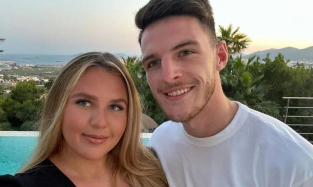 Lauren Fryer y Declan Rice (ESPECIAL)