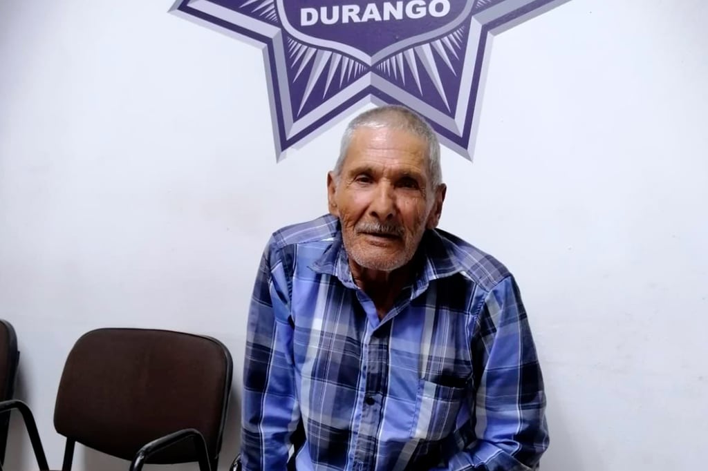 Buscan a familiares del señor Santiago Ortega Rodríguez que fue encontrado en Durango