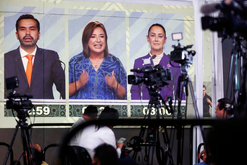 Más de 41 millones de pesos, lo que destinó el INE para los tres debates presidenciales