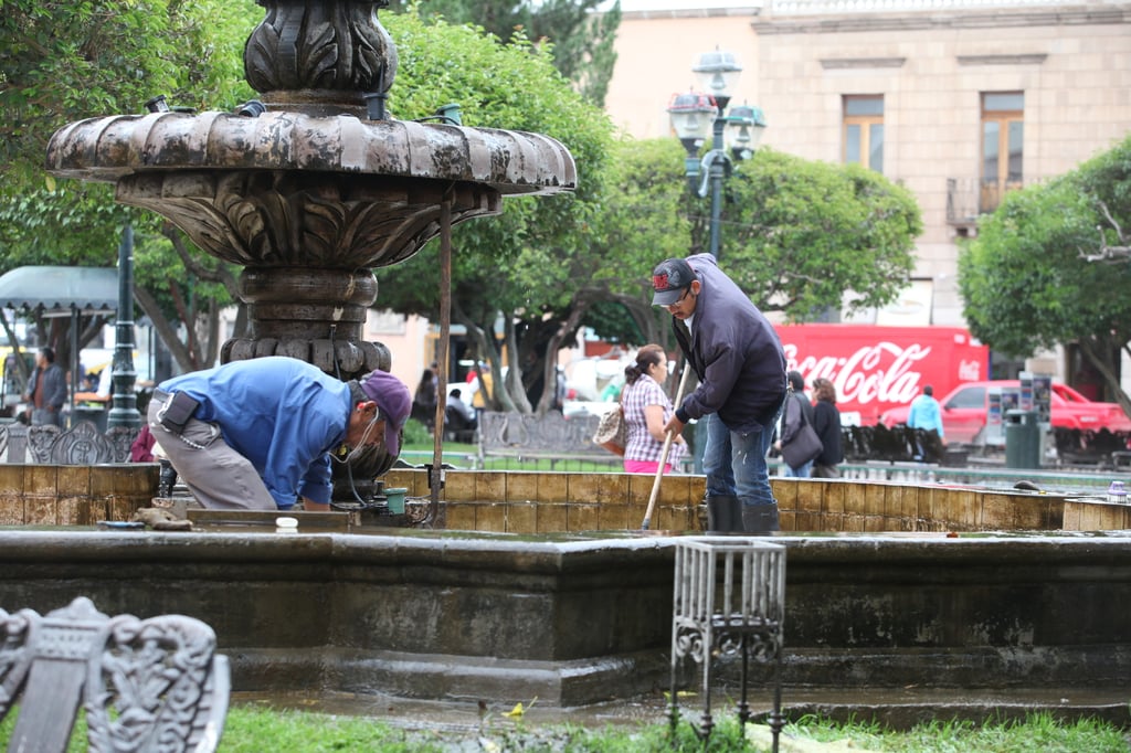 Fuentes de la ciudad de Durango se limpian cada semana