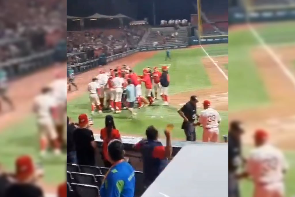 Video: Aficionado agrede a ampáyer en el estadio Alfredo Harp Helú