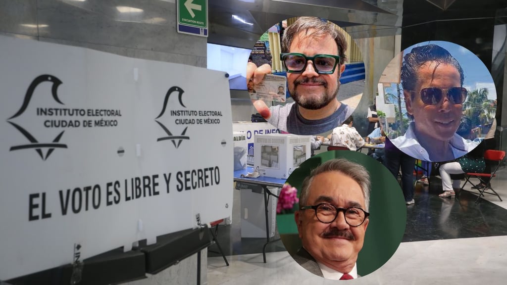 Estos famosos ejercieron su voto en las elecciones 2024