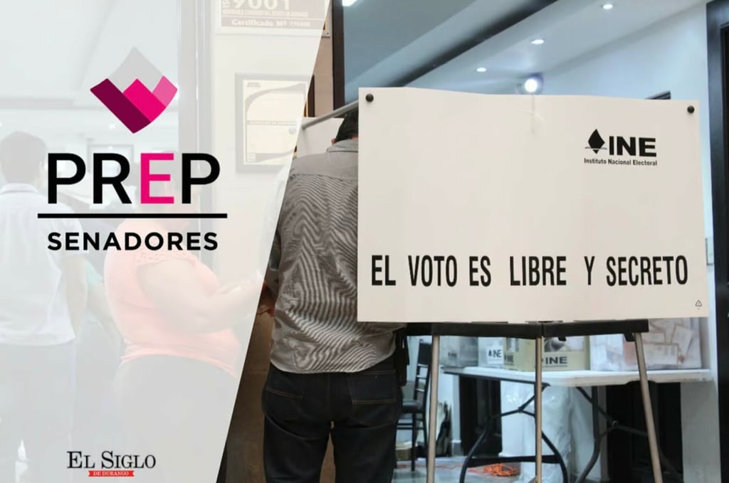 Resultados PREP Senaduría de Durango: Corte 17:00 horas