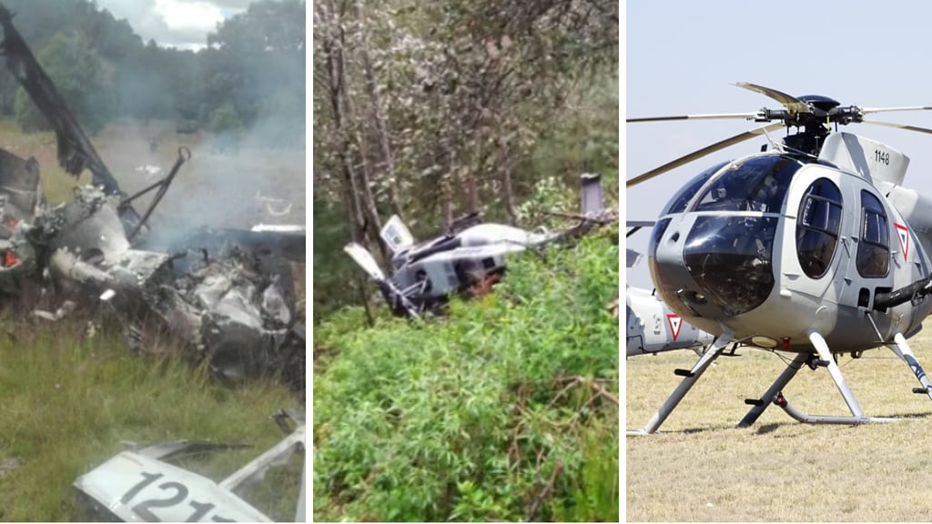 Así fueron los 4 accidentes de helicópteros militares en Durango con 11 muertos en 7 años