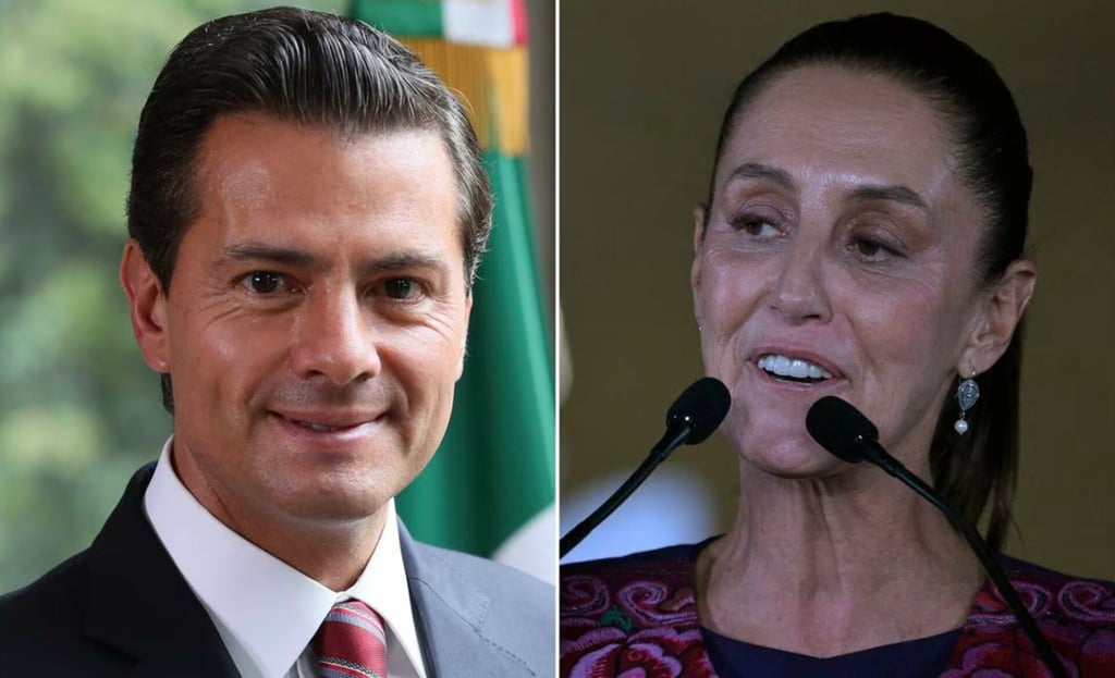 Enrique Peña Nieto felicita a Sheinbaum por su triunfo en elecciones presidenciales