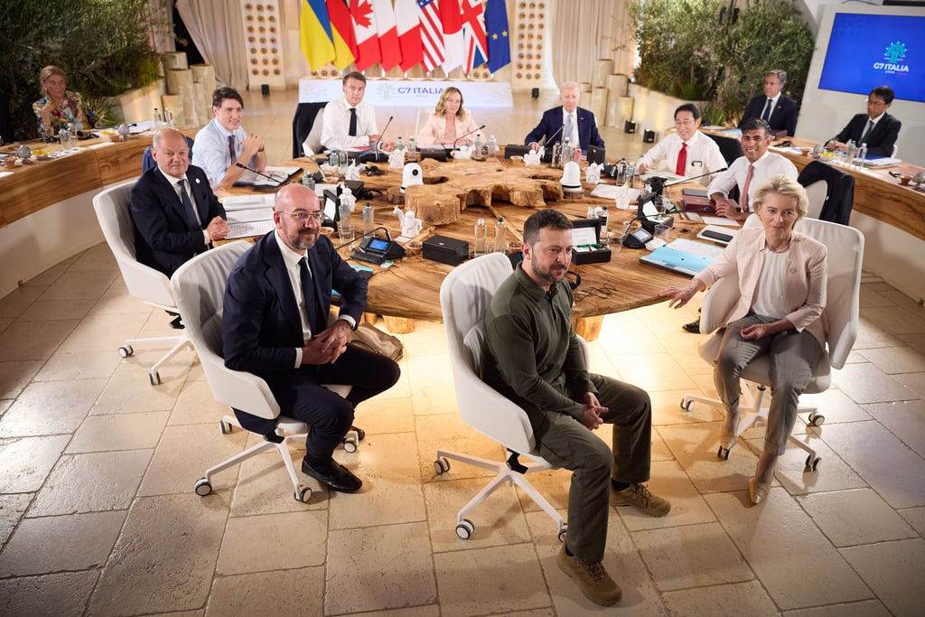 Líderes del G7 llegan a un 'acuerdo político' para destinar 50 mil mdd a Ucrania