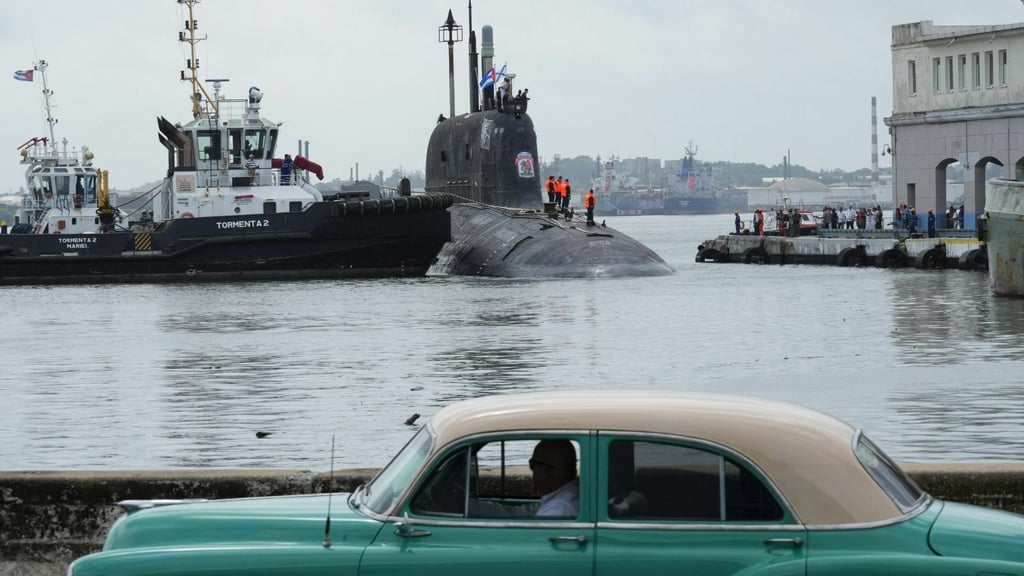 Submarino nuclear de EUA llega a Cuba tras arribo de barcos rusos