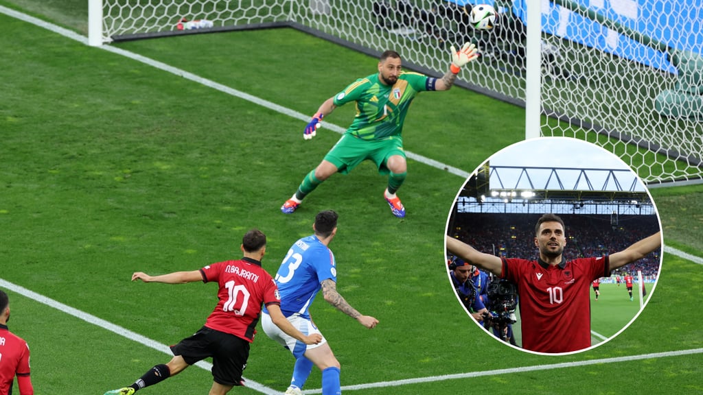 Albania hace el gol más rápido en la historia de la Eurocopa