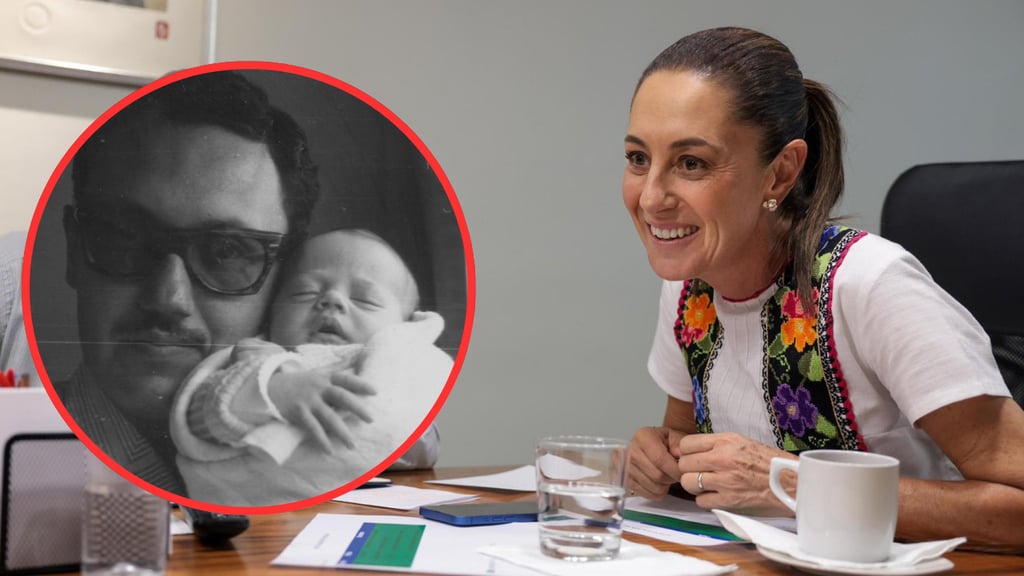 Sheinbaum celebra el Día del Padre y comparte foto