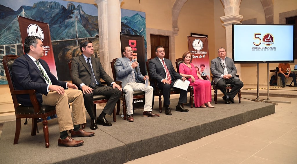 Aniversario. El Colegio de Notarios de Durango está cumpliendo 50 años.