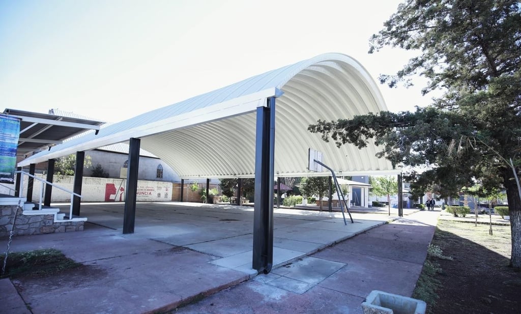 Obra. Vecinos de La Forestal, en la edición 2023 del Presupuesto Participativo, resultaron beneficiados con la construcción de un domo.