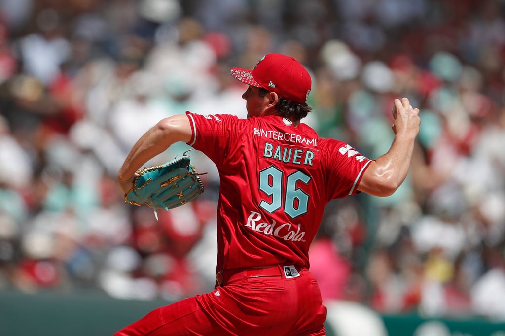 Marcas. Trevor Bauer, pitcher de los Diablos Rojos, sigue rompiéndola en la Liga Mexicana de Beisbol.