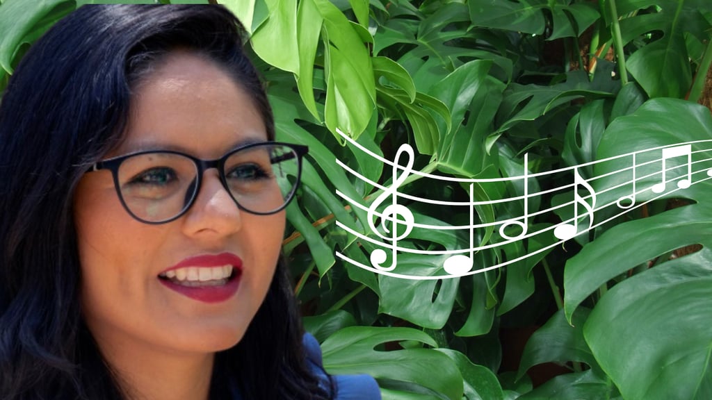 Científica mexicana produce música con sonidos de las plantas