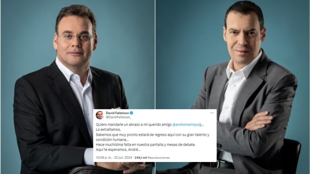 Faitelson manda emotivo mensaje a André Marín