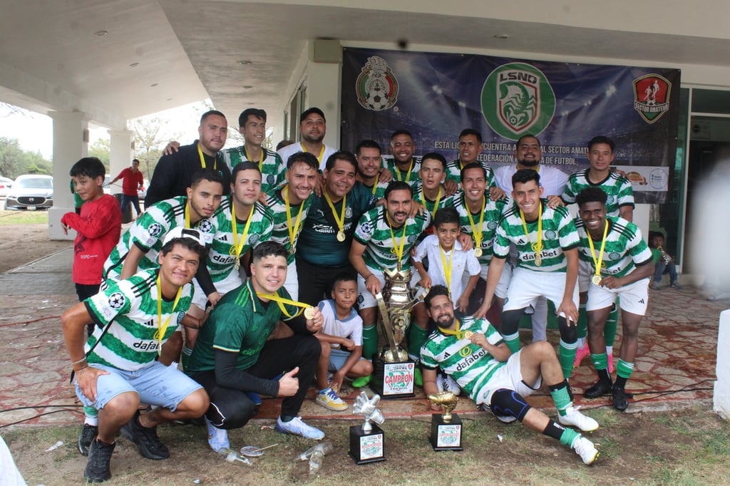 Trébol, campeón de la Liga de Futbol Nuevo Durango