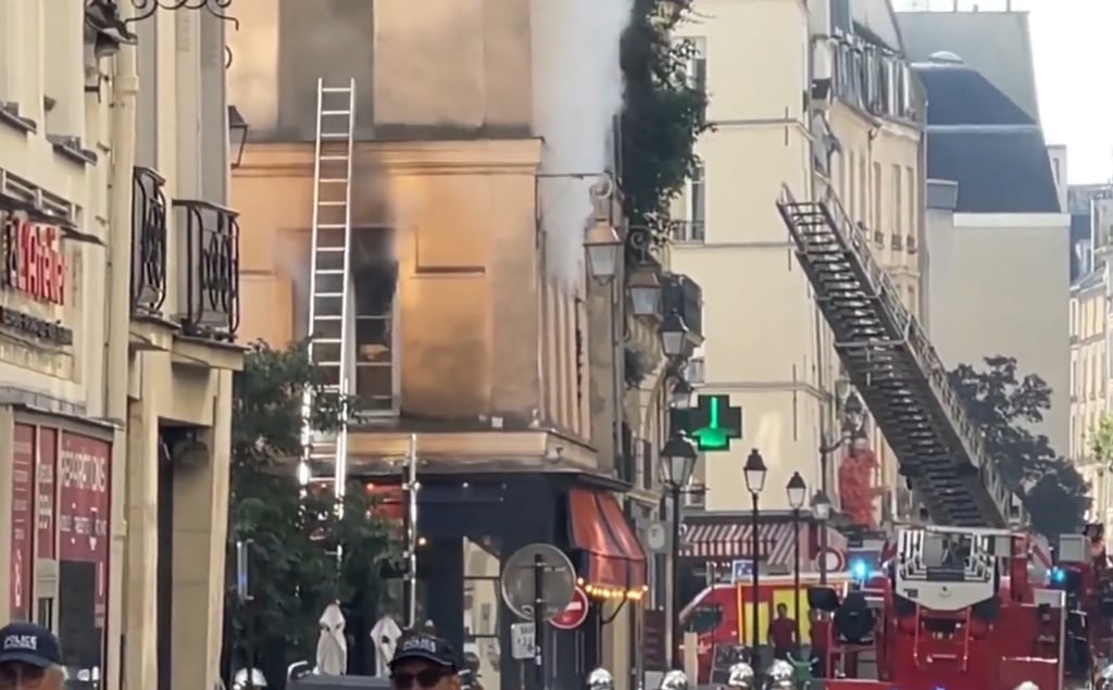 Al menos 7 personas resultaron lesionadas tras un incendio en París