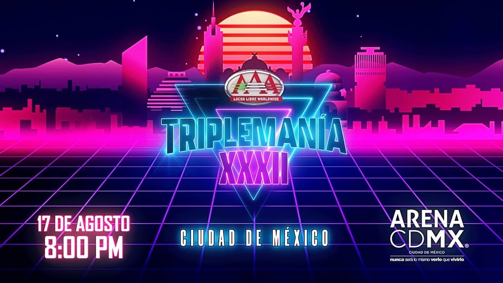Triplemanía XXXII presenta su cartelera para Ciudad de México
